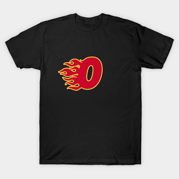 Fire O T-Shirt by Andreeastore  